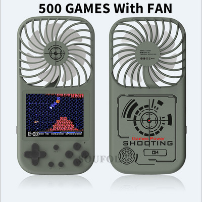 500 Classic Games Mini Ultra Thin delninė vaizdo žaidimų konsolė Nešiojami žaidimų grotuvai Retro žaidimai vaikams 8 bitų 2,4 colio konsolės