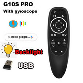 G10 G10S balso nuotolinio valdymo pultas 2.4G belaidė pelė giroskopas IR mokymasis, skirtas Android tv box HK1 H96 X96 mini