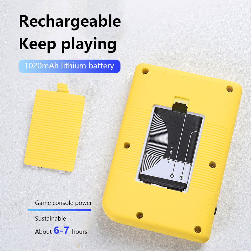 800 IN 1 retro vaizdo žaidimų konsolė delninis žaidimų grotuvas Nešiojamas kišeninis televizorius žaidimų konsolė AV mini delninis grotuvas vaikams Dovana