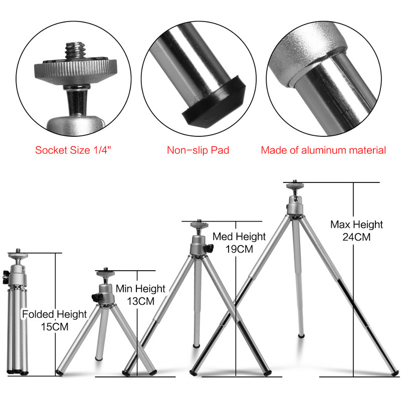 6-tolline 16 cm Selfie lauaarvuti rõngavalgusega LED-lamp koos statiivialuse telefonihoidjaga reaalajas voogesitusmeigi YouTube`i videofotograafia jaoks