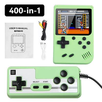 Jucărie video LCD 400 în 1, 3 inchi, jucător de jocuri, mini jocuri portabile, jucării, consolă de jocuri pentru copii, mașină portabilă de joc