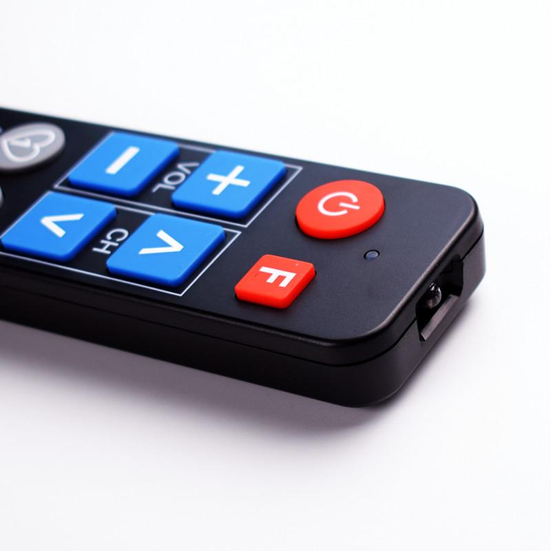 IR Learn Universal τηλεχειριστήριο για TV-BOX DVD STB VCR HIFI TV Heater, 9 μεγάλα κουμπιά Εκμάθηση ελεγκτή