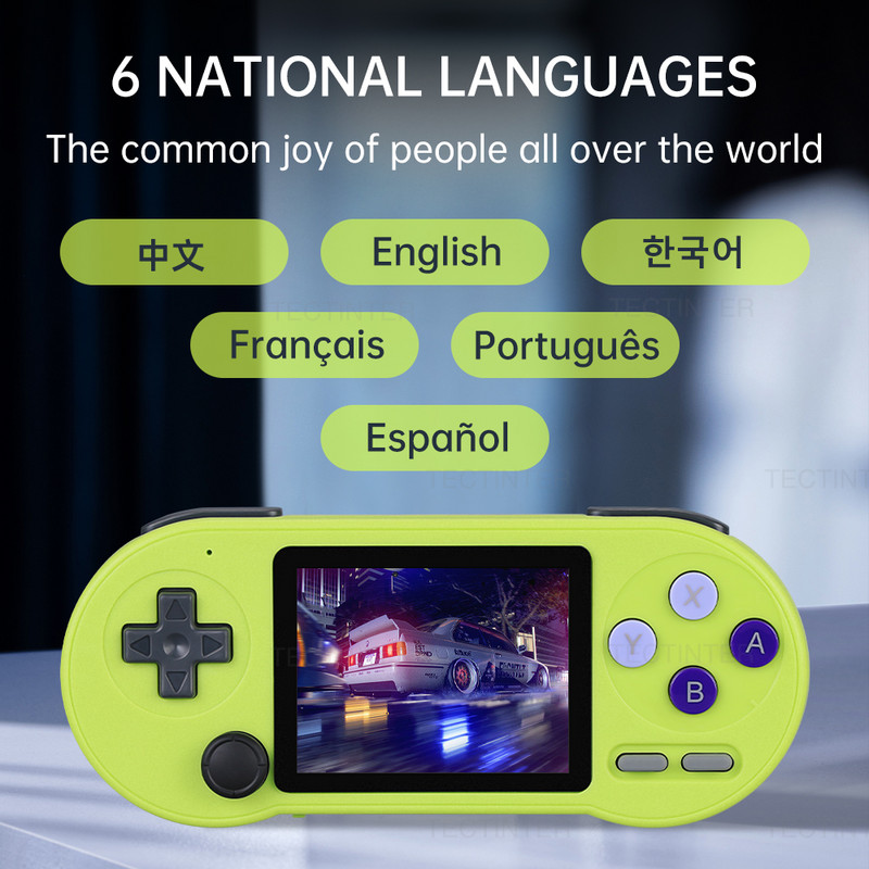 SF2000 3 ιντσών IPS φορητή κονσόλα παιχνιδιών φορητή συσκευή αναπαραγωγής παιχνιδιών βίντεο Ενσωματωμένη κονσόλα παιχνιδιών χειρός 11000 Retro Games