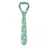 Τριφύλλι Ανοιχτό Πράσινο Γραβάτες Unisex Casual Polyester 8 cm Φαρδύ δέσιμο λαιμού για Ανδρικά Κοστούμια Αξεσουάρ Gravatas Wedding Business