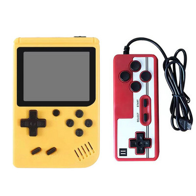 Mini 400 in 1 kaasaskantav retromängukonsool pihuarvutiga mängumängijatele, 8-bitine Gameboy, 3,0-tolline LCD-ekraan, tugiteler lastele
