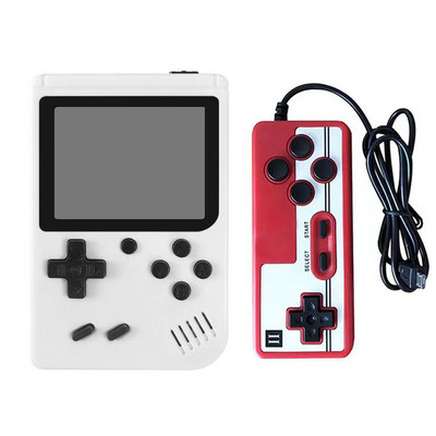 Mini 400 in 1 kaasaskantav retromängukonsool pihuarvutiga mängumängijatele, 8-bitine Gameboy, 3,0-tolline LCD-ekraan, tugiteler lastele