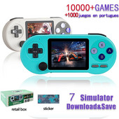 SF2000 mängude kaasaskantav pihuarvuti video Sisseehitatud 10000 mängukonsooli tugi AV-väljundi 3-tolline IPS-ekraan Klassikaline retromängumängija