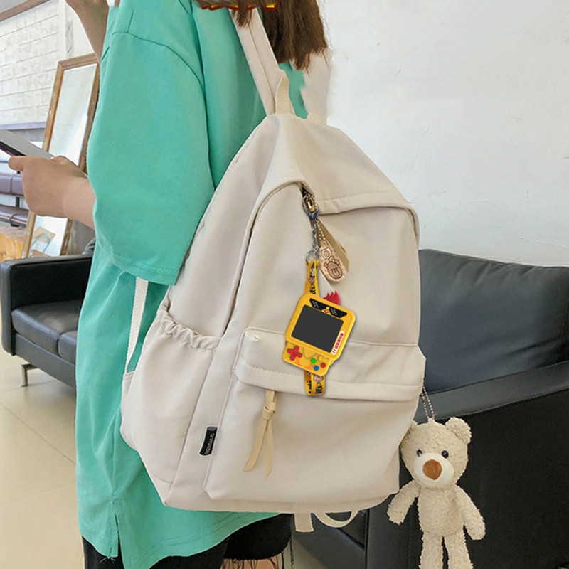 2021 W1 Mini Retro Chick delninis žaidimų pultas, integruotas Rpg/Act/Avg.etc klasikinis žaidimas, kuprinės pakabukas Chick žaidimų konsolė