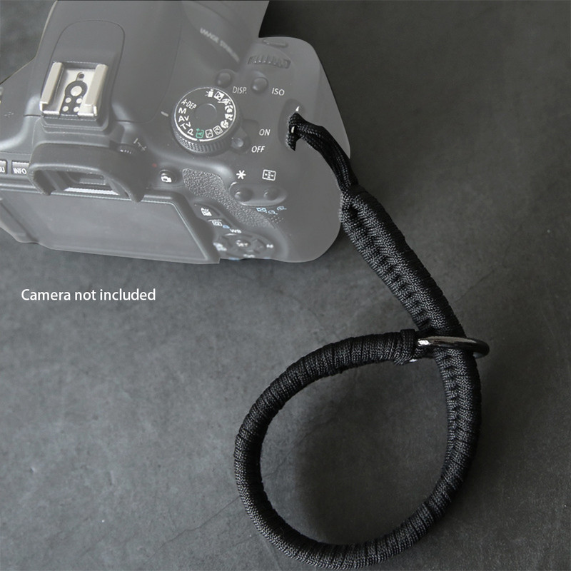 Kaotsiminekuvastane kaamera randmerihm, vastupidav langevarjunöör, kiirkinnitusega kaasaskantav kinkepael, reguleeritavad välistarvikud #