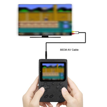 Ретро преносима мини ръчна конзола за видеоигри 8-битова 3,0-инчова цветна LCD Детска цветна игрална конзола с вградени 400 игри