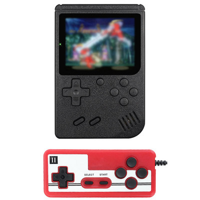 Retro hordozható mini kézi videojáték-konzol 8 bites 3,0 hüvelykes színes LCD Kids színes játéklejátszó Beépített 400 játék