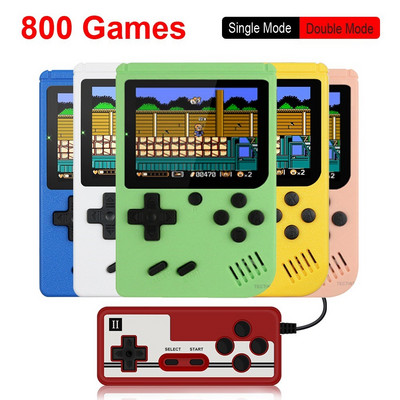 800 AZ 1-BEN Retro videojáték-konzol kézi játék, hordozható zsebes játékkonzol mini kézi lejátszó gyerekeknek Ajándék