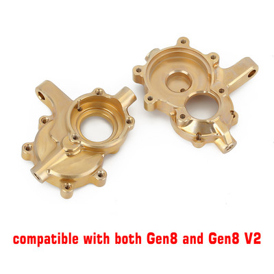 INJORA raske messingist vastukaaluga portaalajami korpuse roolinukk 1/10 RC roomikauto Redcat Gen8 täiendusosade jaoks