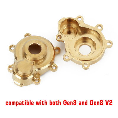 INJORA raske messingist vastukaaluga portaalajami korpuse roolinukk 1/10 RC roomikauto Redcat Gen8 täiendusosade jaoks