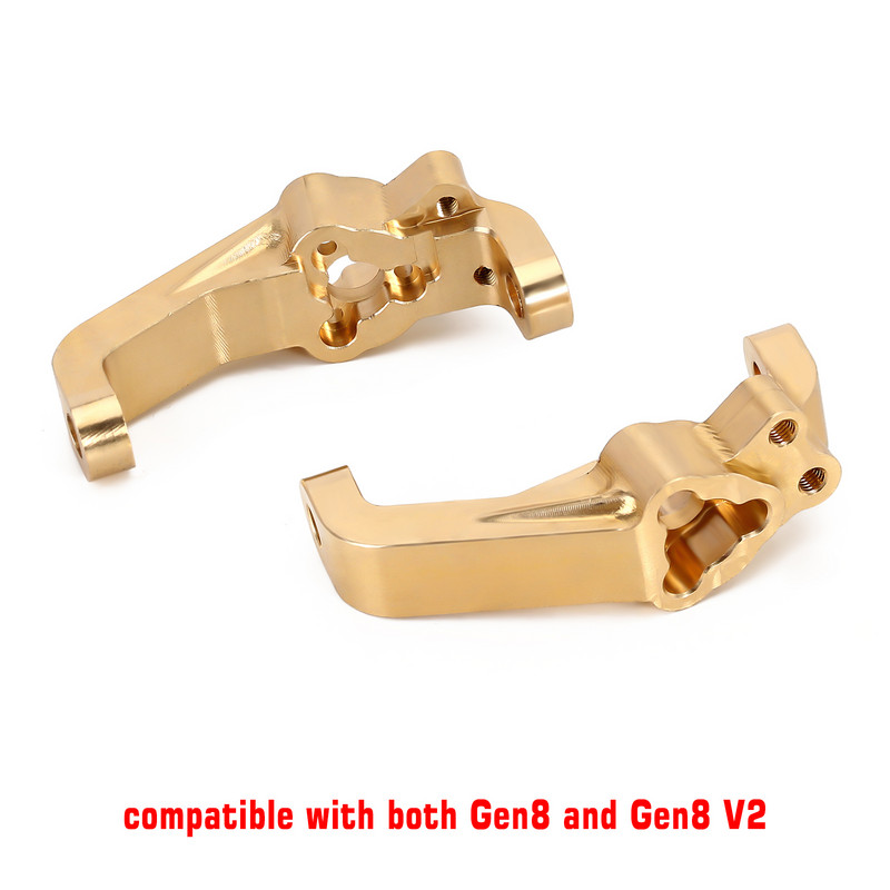 INJORA raske messingist vastukaaluga portaalajami korpuse roolinukk 1/10 RC roomikauto Redcat Gen8 täiendusosade jaoks