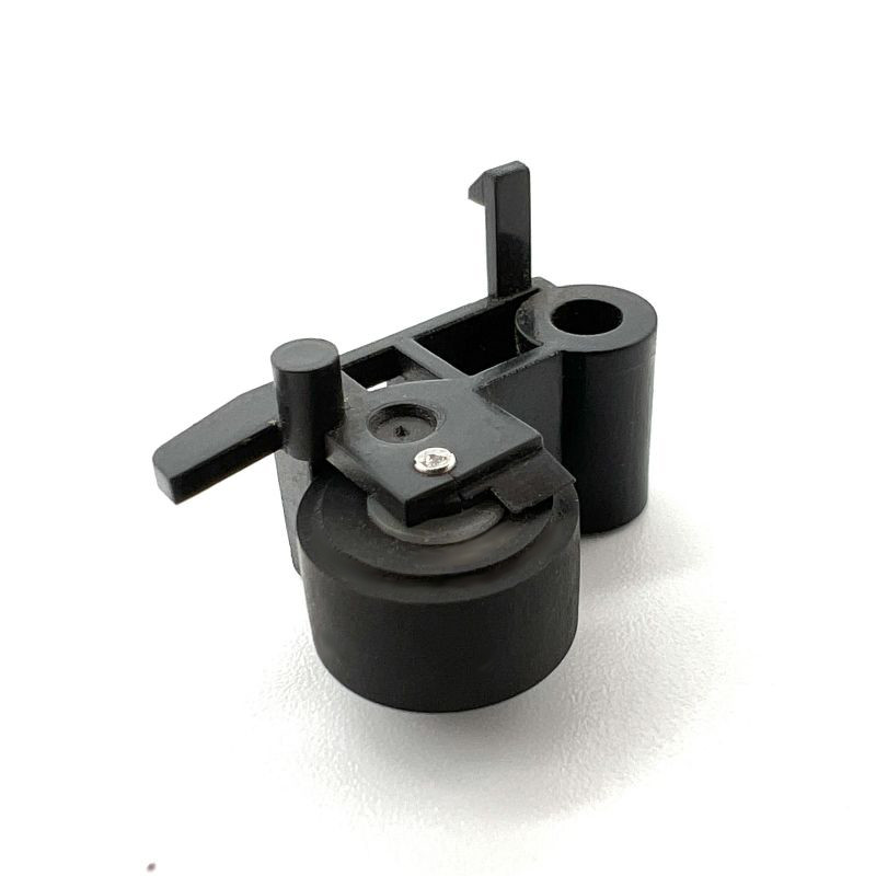 1 vnt 10 mm guminio rato suspaudimo volelis su plastikiniu laikikliu, skirtas garso įrašymo kasetiniam grotuvui, stereo grotuvo priedams