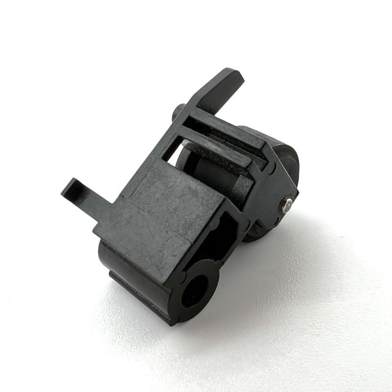 1 vnt 10 mm guminio rato suspaudimo volelis su plastikiniu laikikliu, skirtas garso įrašymo kasetiniam grotuvui, stereo grotuvo priedams