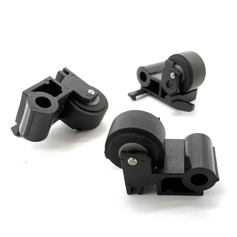 1 vnt 10 mm guminio rato suspaudimo volelis su plastikiniu laikikliu, skirtas garso įrašymo kasetiniam grotuvui, stereo grotuvo priedams