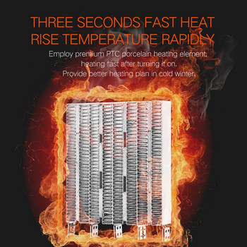 Γρήγορη θέρμανση 900W Χειμερινή θέρμανση Θερμότερη φορητή ηλεκτρική θερμάστρα για οικιακό γραφείο Βύσμα EU B