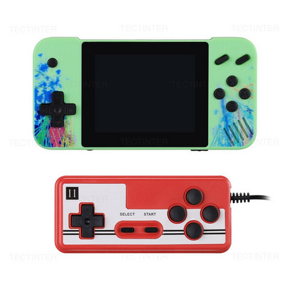 Nešiojama retro mini vaizdo žaidimų konsolė 3,5 colio LCD ekranas, 8 bitų AV išvestis delninis žaidimų grotuvas Integruotas 800 žaidimų vaikams Dovana