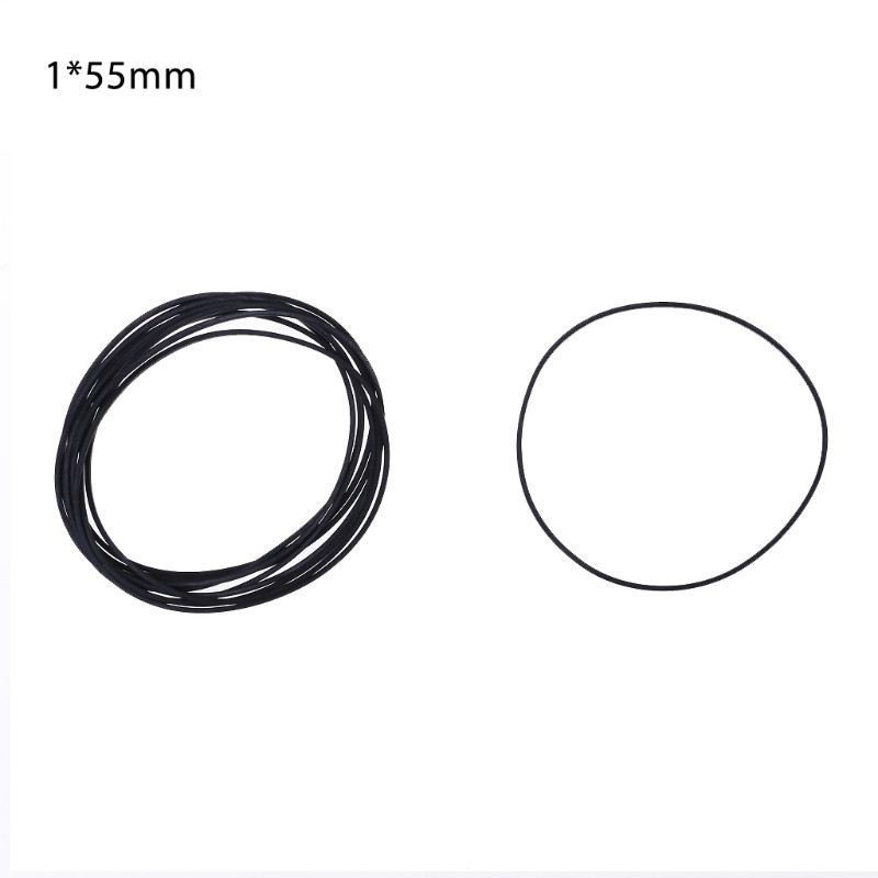 Aukštos kokybės guminis diržas Pakeiskite patefoną fono juostos pavaros diržą vinilinių įrašų grotuvų fono diržu varomiems patefonams