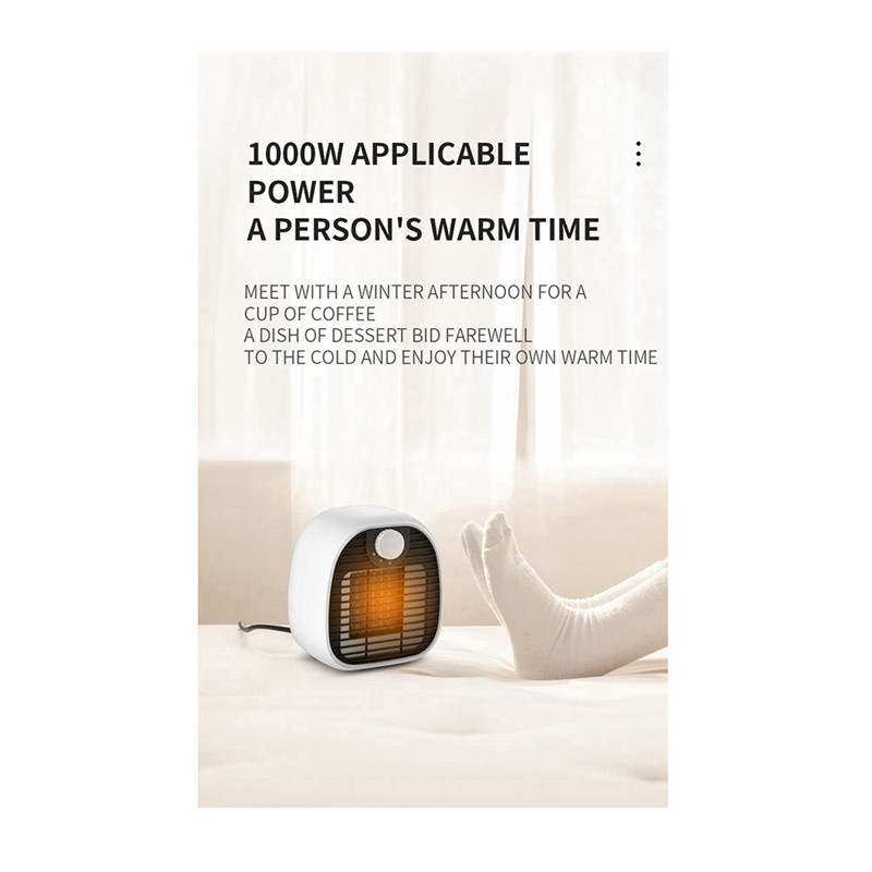 Mini Încălzitor Interior Încălzitor mic pentru birou Încălzire electrică de birou cu căldură rapidă