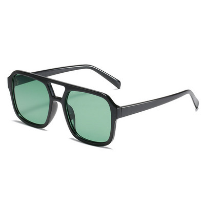 Vintage τετράγωνα γυαλιά ηλίου Γυναικεία μόδα ρετρό γυαλιά ηλίου Γυναικεία καραμέλα Χρώματα καθρέφτης Γυαλιά καθρέφτης Επωνυμία σχεδιαστής Oculos De Sol