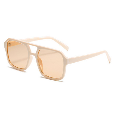 Vintage τετράγωνα γυαλιά ηλίου Γυναικεία μόδα ρετρό γυαλιά ηλίου Γυναικεία καραμέλα Χρώματα καθρέφτης Γυαλιά καθρέφτης Επωνυμία σχεδιαστής Oculos De Sol