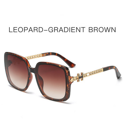 2022 uus H mood suur raam isikupärastatud neet Euroopa ja Ameerika mood päikeseprillid kett jalg tänavafotograafia nägu cov