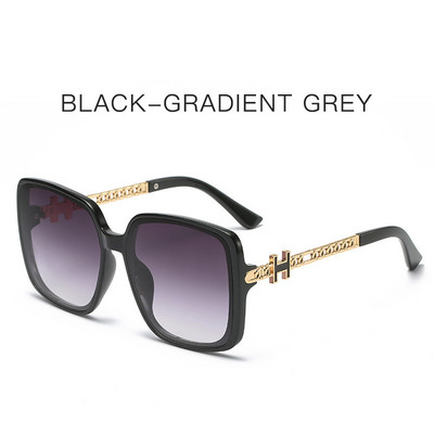 2022 uus H mood suur raam isikupärastatud neet Euroopa ja Ameerika mood päikeseprillid kett jalg tänavafotograafia nägu cov