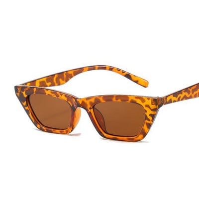 Vintage Cat Eye γυαλιά ηλίου Γυναικεία ρετρό αποχρώσεις Μαύρα γυαλιά ηλίου Γυναικεία μόδα Μικρός σκελετός καθρέφτης τετράγωνος Oculos De Sol