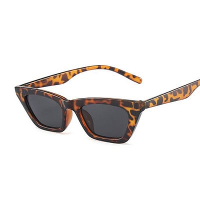 Vintage Cat Eye γυαλιά ηλίου Γυναικεία ρετρό αποχρώσεις Μαύρα γυαλιά ηλίου Γυναικεία μόδα Μικρός σκελετός καθρέφτης τετράγωνος Oculos De Sol