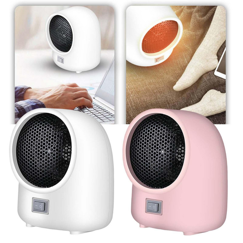 Nešiojamas elektrinis 350–400 W patvarus laisvai pastatomas asmeninis mini erdvinis šildytuvas staliniam miegamajam žiemai