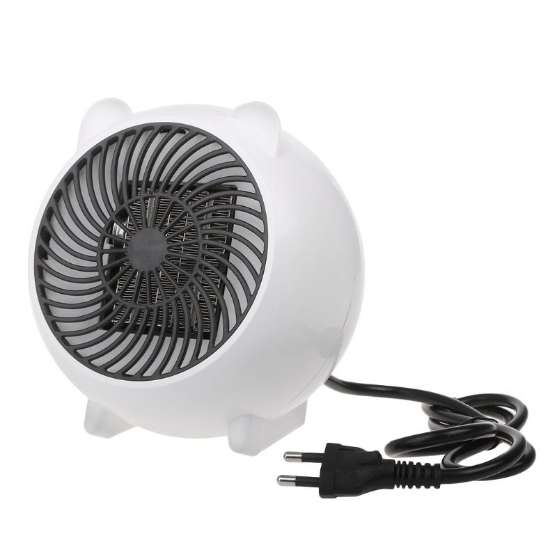 2023 m. Naujas 500 W nešiojamas stalinis ventiliatorius PTC keraminis šildymas šilto oro pūstuvas namų biuro šildytuvas žiemai