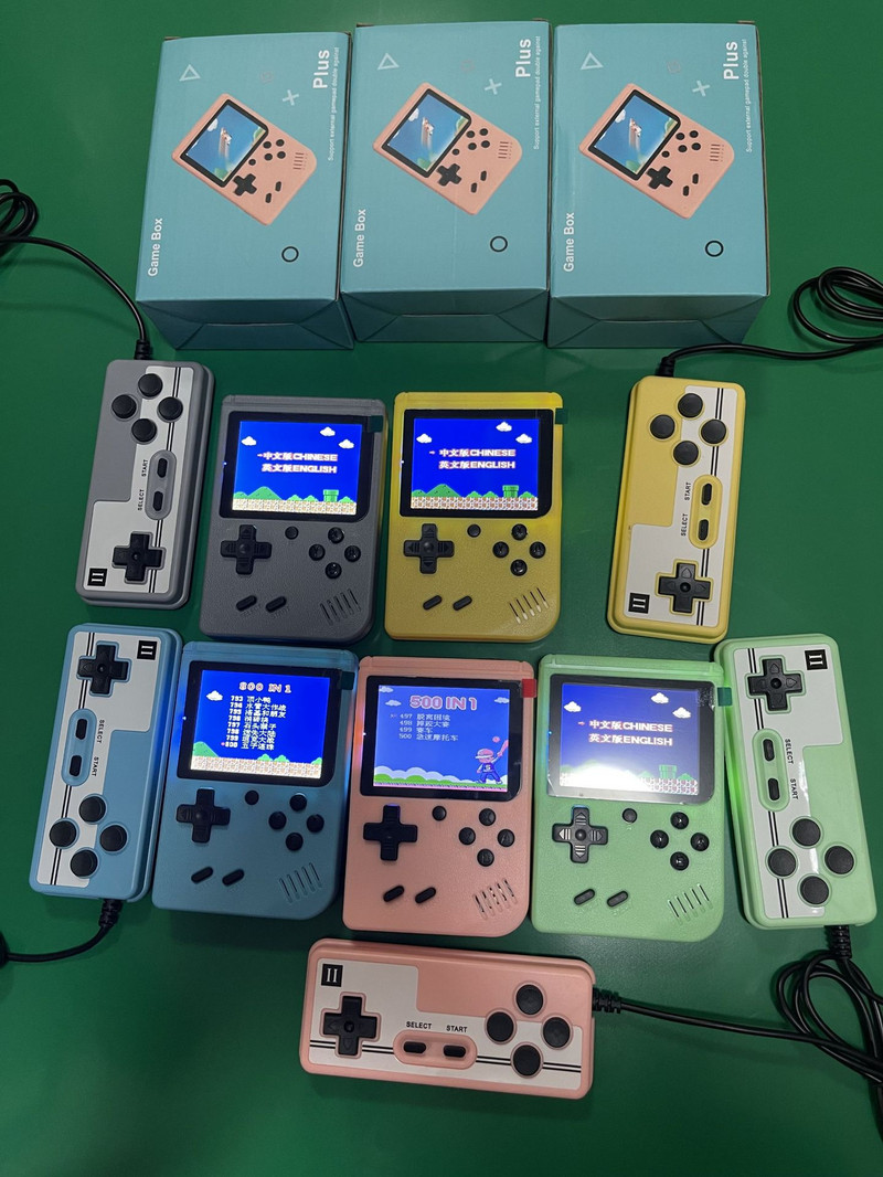 400/500/800 IN 1 Retro videomängukonsool käeshoitav mängumängija kaasaskantav taskuteleviisor mängukonsool mini pihumängija kingituseks