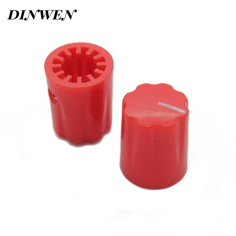 Πλαστικά πόμολα δείκτη 13mmx16mm για DAVIES 1900H Guitar AMP Effect Pedal Stomp Box DJ Mixer Radio Τρύπα άξονα 1/4"