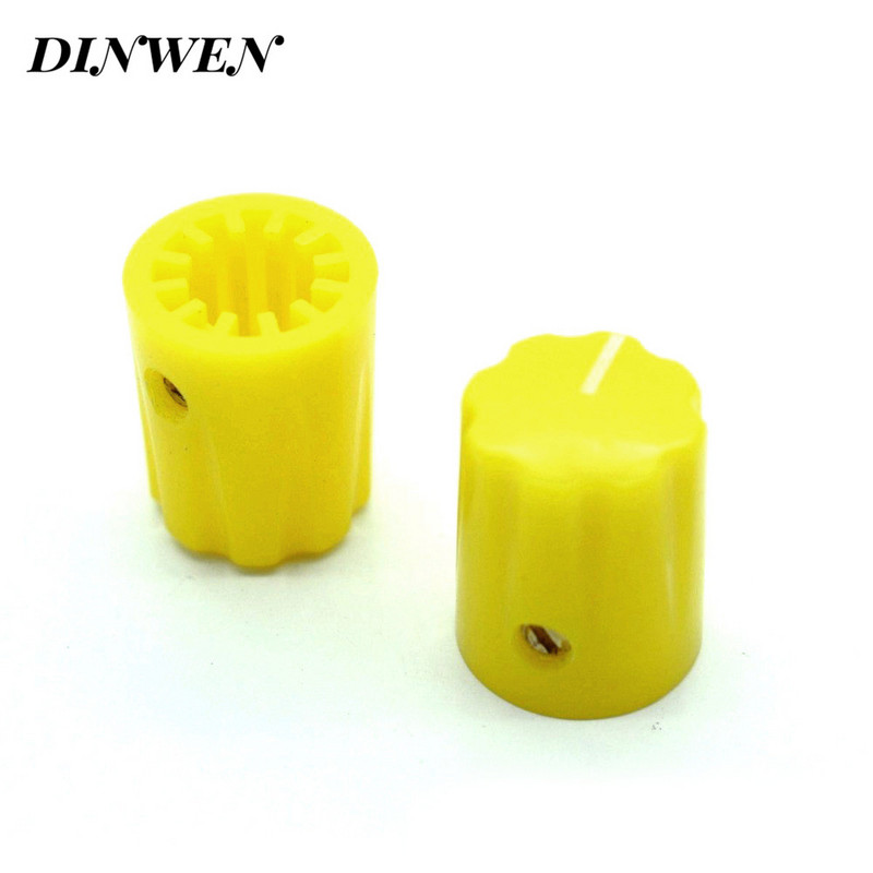 Πλαστικά πόμολα δείκτη 13mmx16mm για DAVIES 1900H Guitar AMP Effect Pedal Stomp Box DJ Mixer Radio Τρύπα άξονα 1/4"