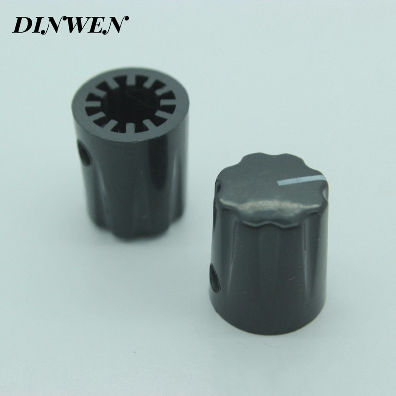 Πλαστικά πόμολα δείκτη 13mmx16mm για DAVIES 1900H Guitar AMP Effect Pedal Stomp Box DJ Mixer Radio Τρύπα άξονα 1/4"