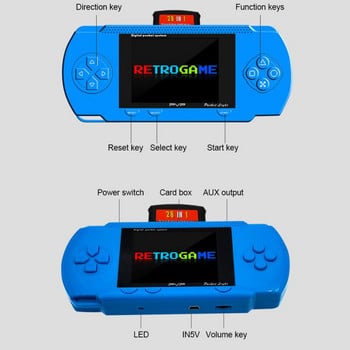 Mini 3,0 Inch Simole Operation High Definition PVP 3000 Handheld Portable 8 Bit Games Console Retro Megadrive DS Video Game