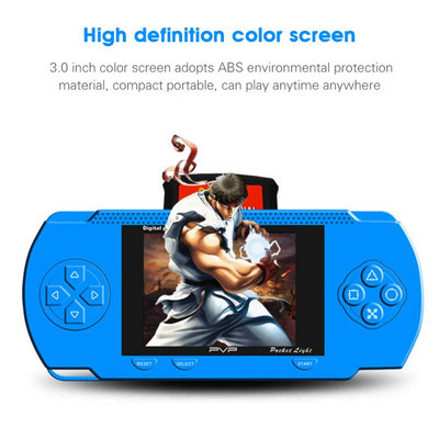 Mini 3.0 Inch Simole Operation High Definition PVP 3000 Handheld Portable 8 Bit Games Console Retro Megadrive DS Video Game