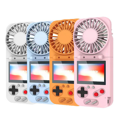 Állítható, kiváló minőségű 500 az 1-ben kézi online harci gameboy mini ventilátorral Könnyű Gameboy gyors válasz gyerekajándékhoz