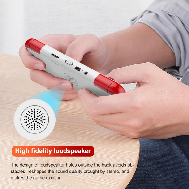 Mini delninis žaidimų grotuvas 666 retro žaidimai 3,0 colių 8 bitų nešiojamasis televizorius vaikams vaizdo žaidimų konsolės palaikymas dviejų grotuvų AV išvestis