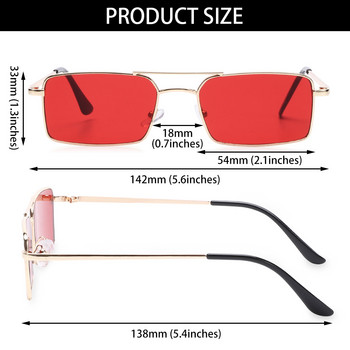 2023 Fashion Rectangle Rimless γυαλιά ηλίου τετράγωνα vintage γυαλιά πολυτελούς σχεδίασης Unisex ρετρό σκελετό γυαλιά ντεγκραντέ Γυαλιά UV400