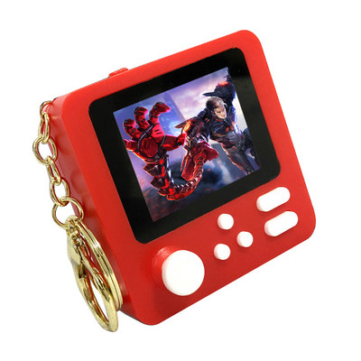 „Super Mini Handheld Nostalgic“ žaidimų konsolė Integruotas 268 Classic FC žaidimas, kurį galima naudoti kaip pakabinamas raktų pakabukas