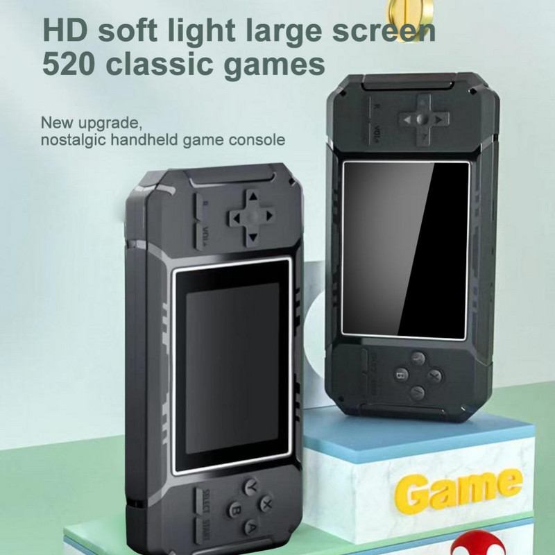Κλασική RetroTv φορητή κονσόλα παιχνιδιών Ρετρό παλιά ενσωματωμένη 520 σε 1 παιχνίδια S8 φορητή μίνι κονσόλα βιντεοπαιχνιδιών τσέπης για παιδιά AV O