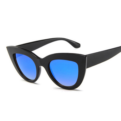 Vintage Cat Eye sunčane naočale Ženska retro marka Cateye sjenila Sunčane naočale Gradient Mirror Plastični okvir Dizajner Oculos De Sol