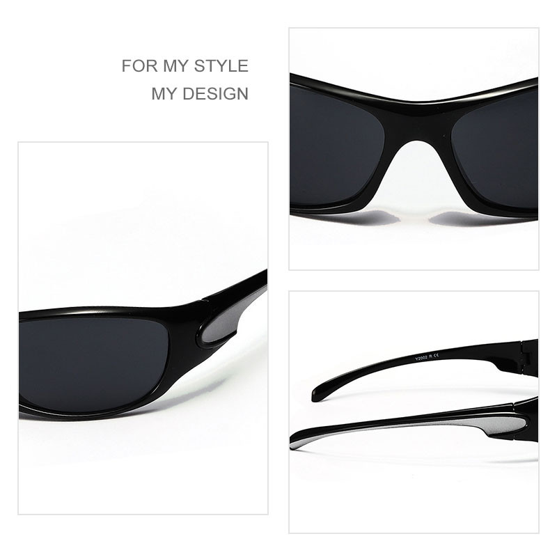 Emosnia Moda Sport Sunčane naočale od smole Žene Muškarci 2022 Novi luksuzni brend Dizajner Steampunk naočale Gotičke vanjske Oculos De Sol