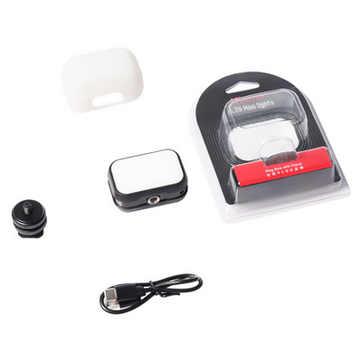 Ulanzi VL28 5500K Mini LED vaizdo lemputė įkraunama GoPro Light Mod On Camera Light, skirta Gopro 10 9 8 iPhone 13 12 Pro Max 11 X Xs