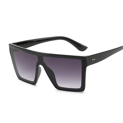 Prabangūs juodi dideli kvadratiniai akiniai nuo saulės Moteriški madingi vintažinio stiliaus akiniai nuo saulės moteriški prekės ženklo dizaineriai dideli rėmeliai Oculos De Sol