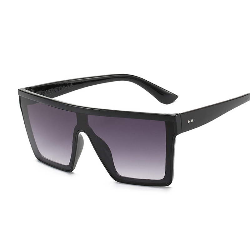 Prabangūs juodi dideli kvadratiniai akiniai nuo saulės Moteriški madingi vintažinio stiliaus akiniai nuo saulės moteriški prekės ženklo dizaineriai dideli rėmeliai Oculos De Sol